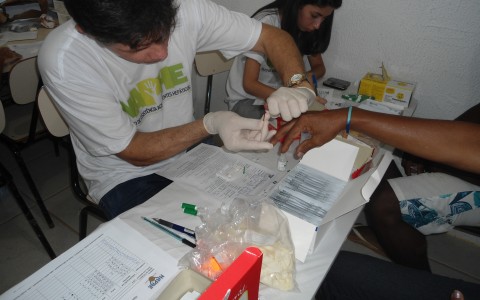 NAPHE realiza testagem rápida em Fernando de Noronha – 04 e 05/05/2013