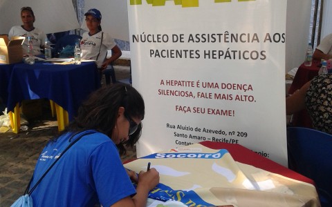 BANDEIRA DAS HEPATITES em 29/10/2014