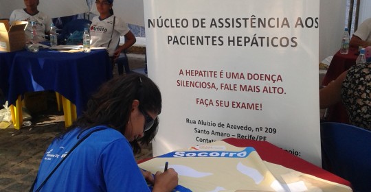 BANDEIRA DAS HEPATITES em 29/10/2014