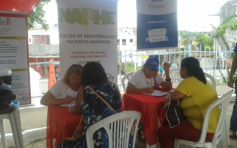 NAPHE realiza testagem no município de Camaragibe em 08/05/2015