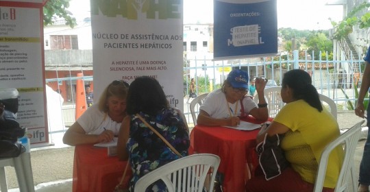 NAPHE realiza testagem no município de Camaragibe em 08/05/2015