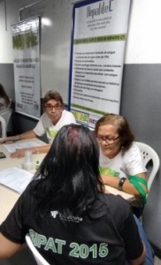 NAPHE realiza testagem no Shopping Tacaruna em 14/09/2015