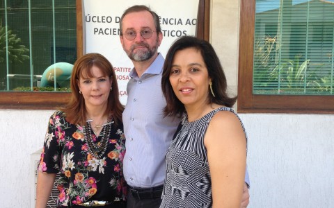 Visita do Dr. Eric Bassetti da GILEAD em 15/12/2015