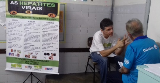 NAPHE realiza testagem na Faculdade Marista em 16/04/2016