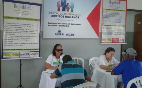 NAPHE realiza testagem em Vitória de Santo Antão dia 27/07/2016
