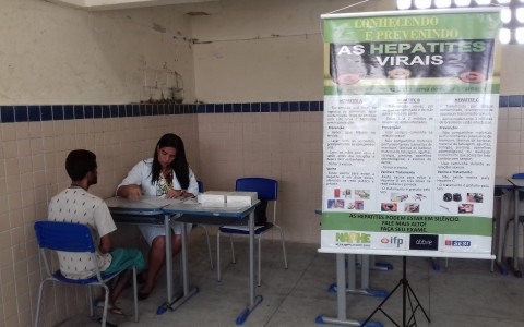NAPHE realiza testagem no Ibura em 20/10/2016