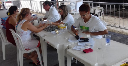 NAPHE realiza testagem na orla de Piedade em 25/10/2016