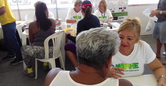 NAPHE realiza testagem na orla de Piedade em 27/10/2016