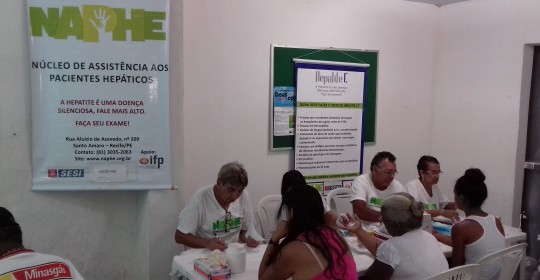 NAPHE realiza testagem na Igreja Batista de Afogados em 15/11/2016