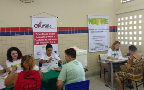 NAPHE realiza testagem no Arruda em 07/04/2017
