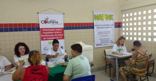NAPHE realiza testagem no Arruda em 07/04/2017