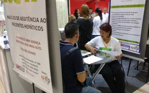 NAPHE realiza testagem no Shopping Plaza em 27/07/2017