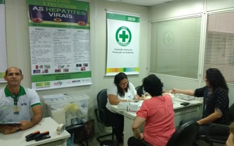 NAPHE realiza testagem na Casa da Indústria – SESI em 10/10/2017
