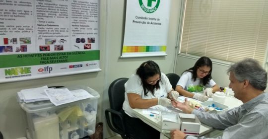 NAPHE realiza testagem na Casa da Indústria – SESI em 28/09/2017