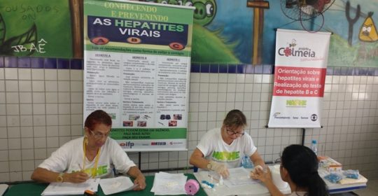 NAPHE realiza testagem em Olinda no dia 03/10/2017