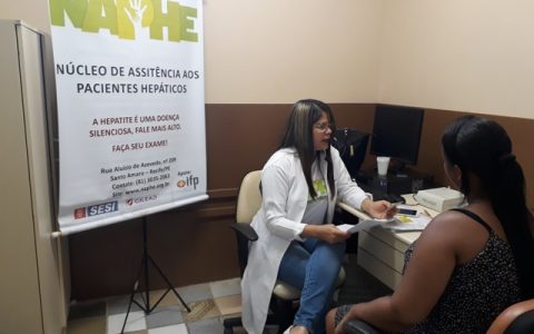 NAPHE realiza testagem na Casa de Justiça e Cidadania em 11/12/2017