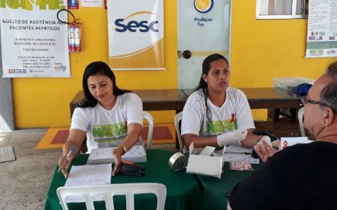 NAPHE realiza testagem no SESC Casa Amarela em 04/12/2017