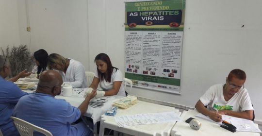 NAPHE realiza testagem no LAFEPE em 10/04/2018