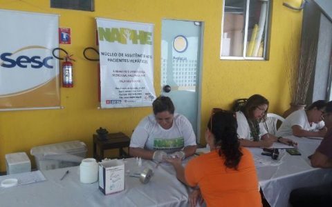 NAPHE realiza testagem no SESC Casa Amarela em 18/04/2018