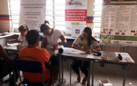 NAPHE realiza testagem em São Lourenço no dia 03/08/2018.