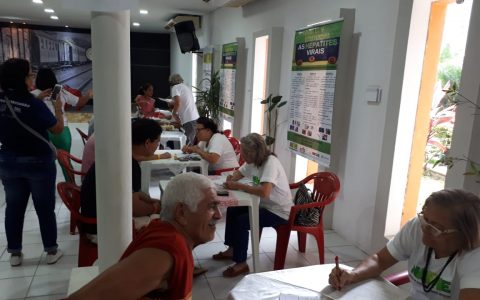 NAPHE realiza testagem em Casa Forte na igreja Das Graças no dia 15/09/2018.