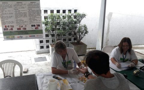 NAPHE realiza testagem no SESC Casa Amarela em 31/07/2018