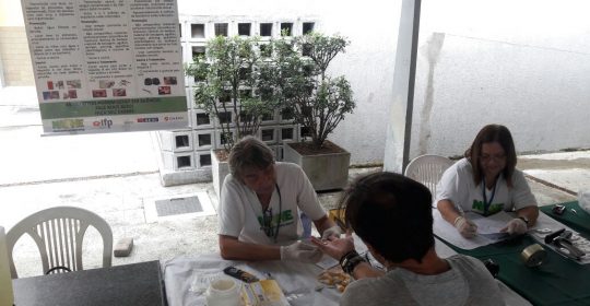 NAPHE realiza testagem no SESC Casa Amarela em 31/07/2018