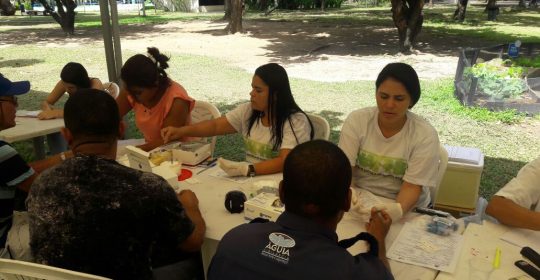 NAPHE realiza testagem no Parque da Jaqueira em 26/07/2018