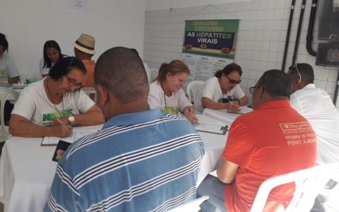 NAPHE realiza testagem no SINDICATO DOS COMERCIÁRIOS dia 29/04/2019