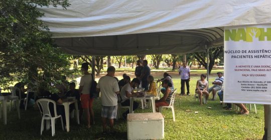 NAPHE realiza testagem no Parque da Jaqueira, dia 17/07/2019