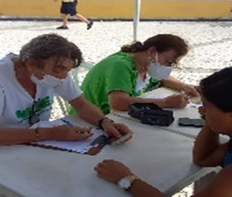 NAPHE realiza testagem rápida para as Hepatites no Pátio do Carmo